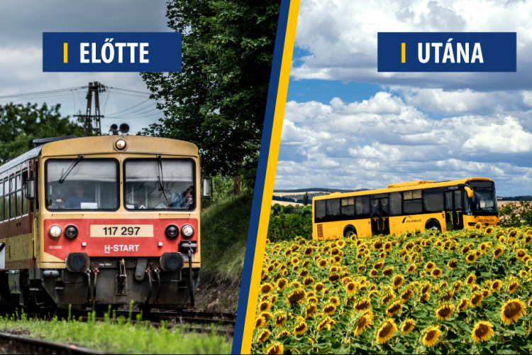 Augusztus 1-jétől tíz regionális vasútvonalon vonathelyettesítő autóbuszok közlekednek