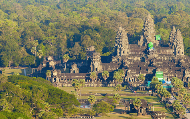 Óriási területen feküdt valaha Angkor, az ősi khmer város