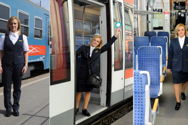 Száz vasutas teszteli az új MÁV egyenruhákat 