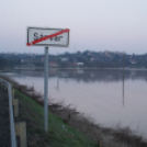Árad a Rába Sárváron