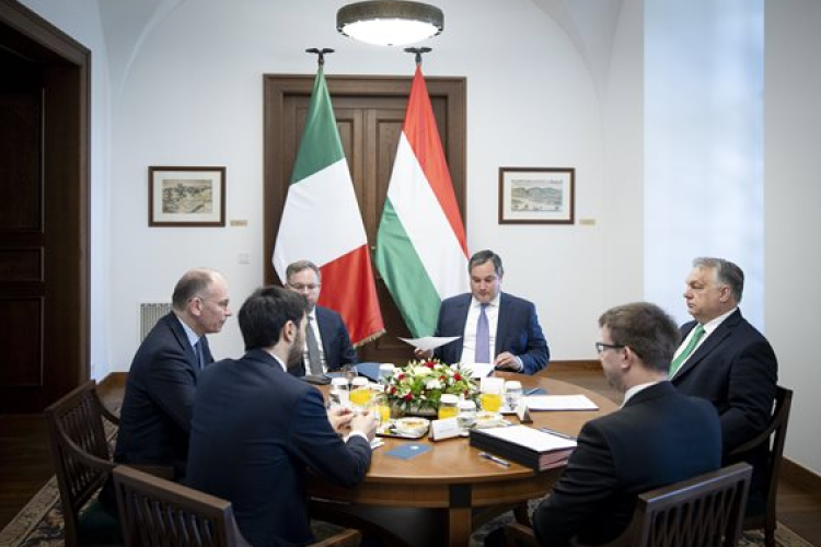 Orbán Viktor az EU belső piaci jelentéstevőjével tárgyalt