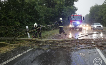 Katasztrófavédelem: nyugaton és keleten is vihar okozott károkat